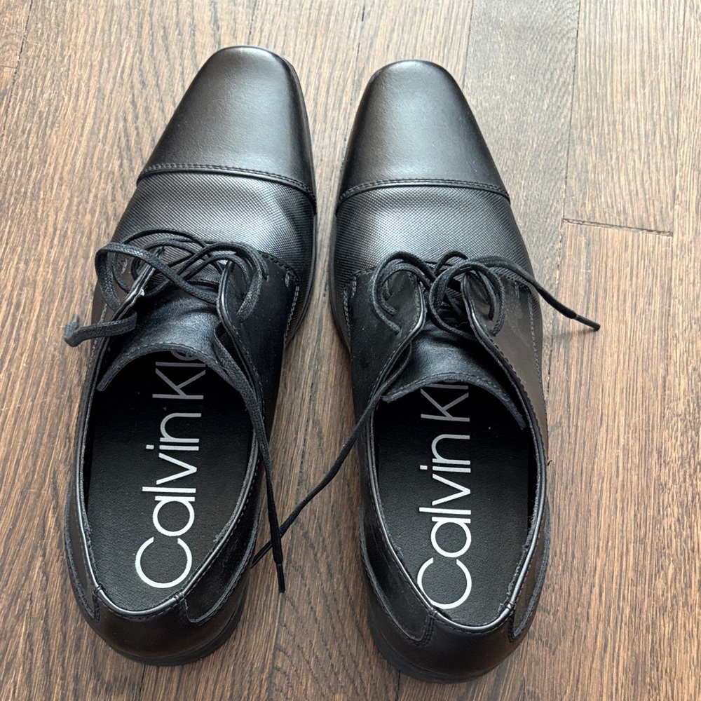 Calvin Klein Men's Black Oxford Shoes Sz 8
